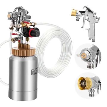 Agregat malarski ciśnieniowy 2 l, 2 pistolety natryskowe, 1,8 mm i 3 mm, wąż 3 m