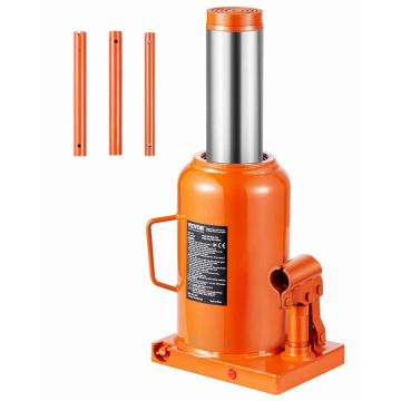 Podnośnik hydrauliczny butelkowy 50 t, zakres podnoszenia 11-17,3 cala, uchwyt 3-częściowy