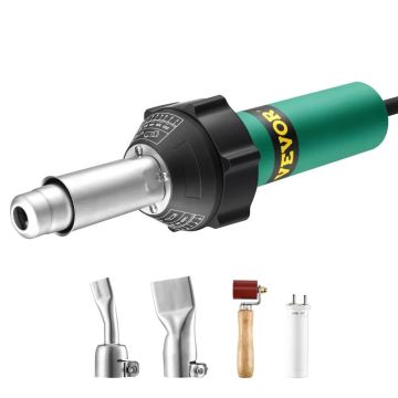 Plastic welding machine, 1600 W hot air torch with 4 accessories