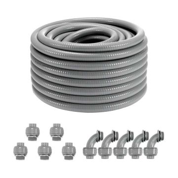 Rura elektroinstalacyjna PVC 19,1 mm, elastyczna, 30,5 m, niemetalowa