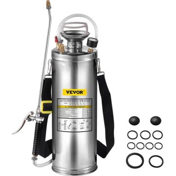 Stainless steel sprayer, 10 L, domestic and industrial use