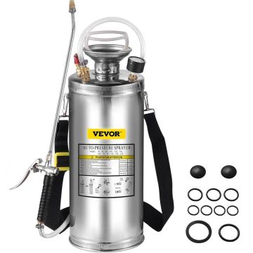 Stainless steel sprayer, 8 L, domestic and industrial use