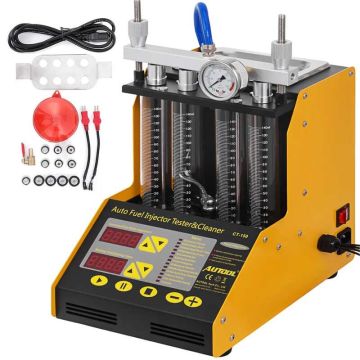 Flowerw CT150 Środek czyszczący i tester wtryskiwaczy paliwa ze zbiornikiem 2000 ml, 4/6 cylindrów, 220 V
