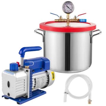 5.7 L vacuum chamber, 28 l/min, 186 W refrigerant pump