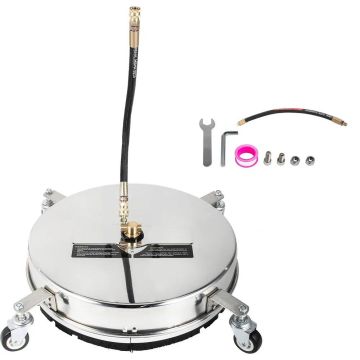Pressure washer, 4000 PSI, 18 inch, stainless steel, for patios