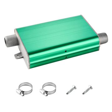 Aluminum alloy diesel heater muffler, 24 mm, 2-8 kW