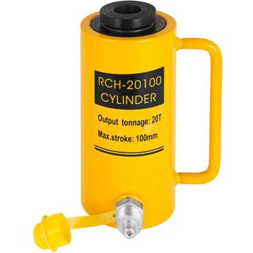Hollow hydraulic jack for car 20T, 100 mm piston