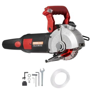 Wall groove cutting machine, 4800 W, 42x34 mm, 5 saw blades, 125 mm