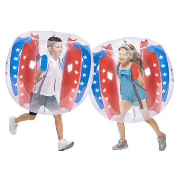 Dmuchane piłki bumper, 2 szt., 1,2 m, PVC, dla dzieci i młodzieży