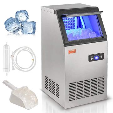 Commercial ice maker with countertop, 45.4 kg/24 hrs.
