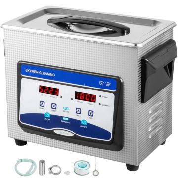 Ultrasonic cleaner 3.2L for jewelry with heater and timer