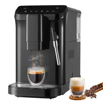 Automatyczny ekspres do kawy espresso, 20 barów, 1,5 l, z młynkiem i trzepaczką