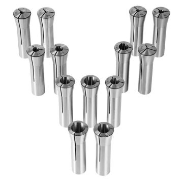 13-częściowy zestaw precyzyjnych frezów R8, 1/8"–7/8"