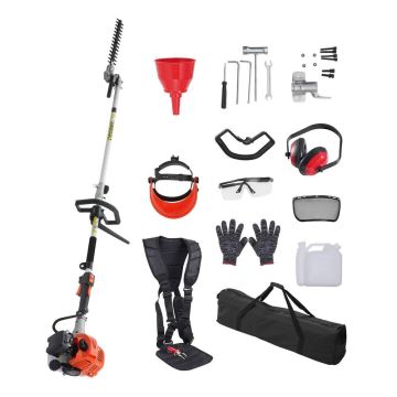 Nożyce do żywopłotów spalinowe 15,7" z regulowaną głowicą, 2-suwowe, 26 cm3
