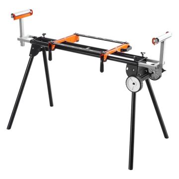 Folding steel miter saw stand, 550 kg load capacity