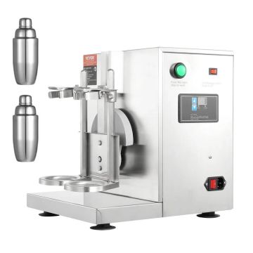 Commercial milkshake blender, 120W, with stainless steel cup, double heads