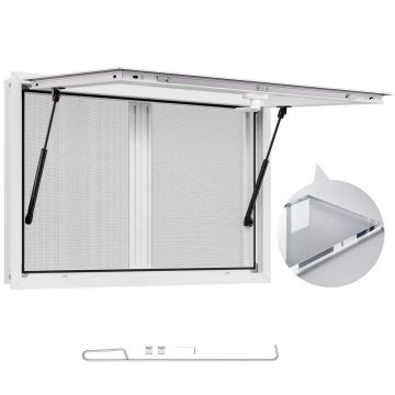 Okno aluminiowe koncesyjne 92x61 cm, 2 przesuwne, do food trucka