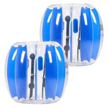 Inflatable bubble balls, 2 pcs., 0.9 m, blue
