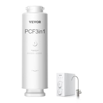 PCF 6-layer composite under-sink water filter, compatible with SS-001, SS-003, SS-005
