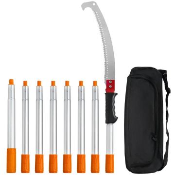 Ręczna piła-sekator na tyczce, 4,6-9,8 stopy, uchwyt aluminiowy