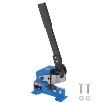 Manual 5 inch plate shears for metal sheets, Q235 steel
