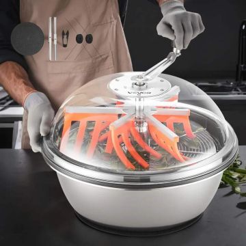 Bud leaf bowl-shaped hand trimmer, 490 mm, stainless steel blades