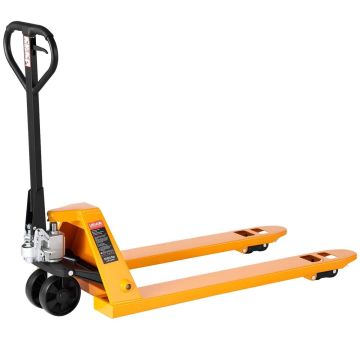 Manual pallet truck 2.5 t, 122x68.6 cm forks, 85–180 mm height