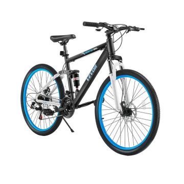 Vevor 26 inch MTB mountain bike, aluminum frame, 21 gears, full suspension