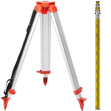 Statyw aluminiowy 1,65 m z poziomicą laserową 5 m, 5 sekcji