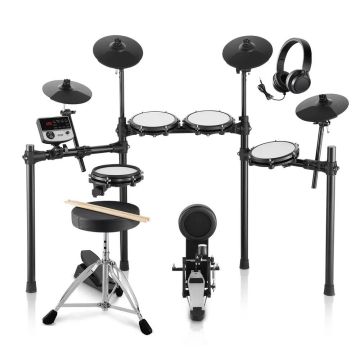 Electric drum kit, 32 drums, 480 sounds, USB MIDI, headphones