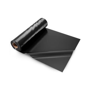 Plastic film black, 24 x 100', 6 mil, tarpaulin, polyethylene coating