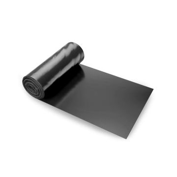 3x50 feet black plastic film, 4 mil, polyethylene coating