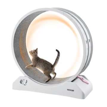 Bieżnia Cat 31,5 cala, biała, z matą i hamulcem