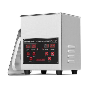 Ultrasonic cleaner 1.3 L professional with timer and heater