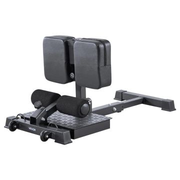 Sissy squat bench, multifunctional leg and butt trainer, black
