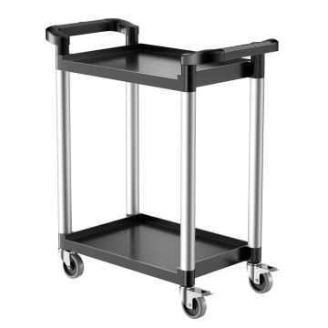 Uniwersalny wózek plastikowy 136 kg, 2-stopniowy, koła 360°