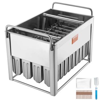Stainless steel popsicle molds, 40 pcs., round heads