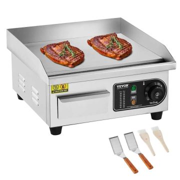 Commercial electric fryer, 2000 W, stainless steel, adjustable temperature