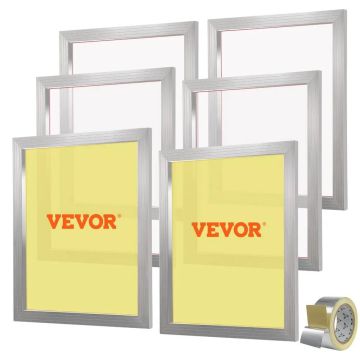 Screen printing press, 50.8 x 61 cm, 305 mesh, 6 frames