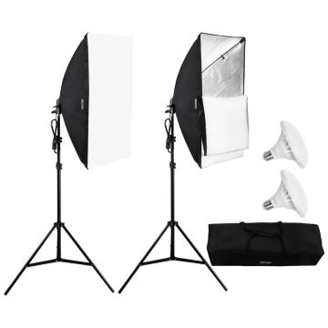 Zestaw oświetleniowy softbox, LED, 50x70 cm, 30 W, 5500 K