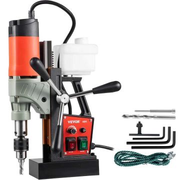 Portable magnetic drill, 1200W, 4cm diameter, electric drill with variable speed