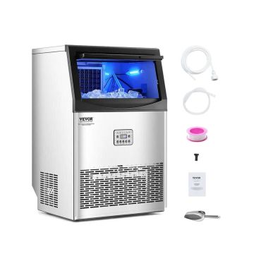 Commercial ice maker, 33 lb capacity, LED display