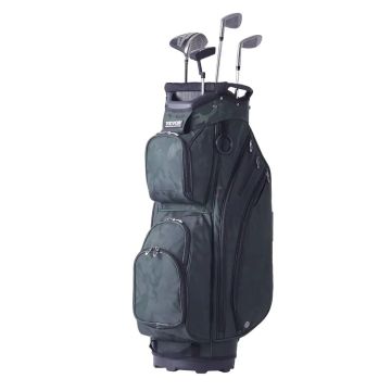 Torba golfowa 36 cali, organizer na 14 otworów, zieleń wojskowa