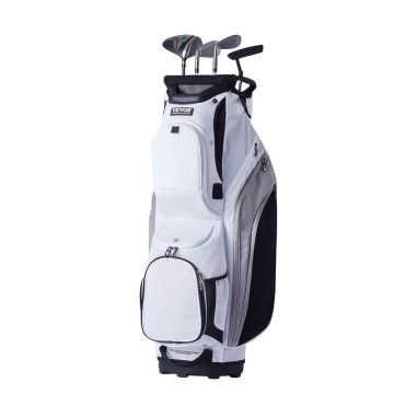 Nylonowa torba golfowa, 36 cali, 14 przegródek, biała
