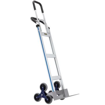 Aluminum stairlift, 249.5 kg, with non-slip wheels