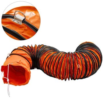 25FT PVC Flexible Duct 10 Inch Industrial Fan Exhaust Hose