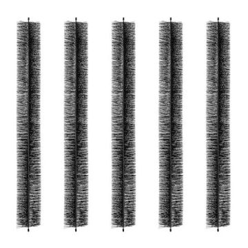 Gutter brush 15 feet, for 4-5 inch gutters, 5 pcs. in a set