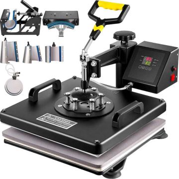 Heat Press 8 in 1 38x38 cm Multifunctional Sublimation Machine