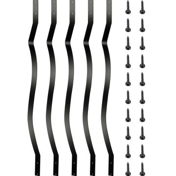 Metal Terrace Baluster Set, 51 Pieces, 32.25 Inch