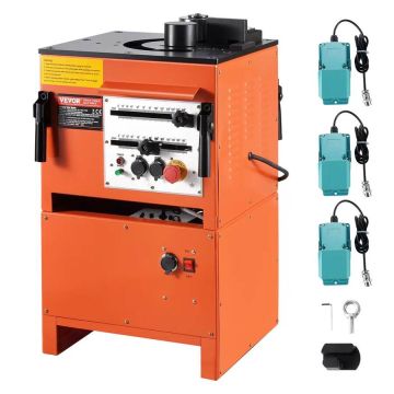 Portable electric hydraulic rebar bender 1700 W, 4-25 mm, 3 angles